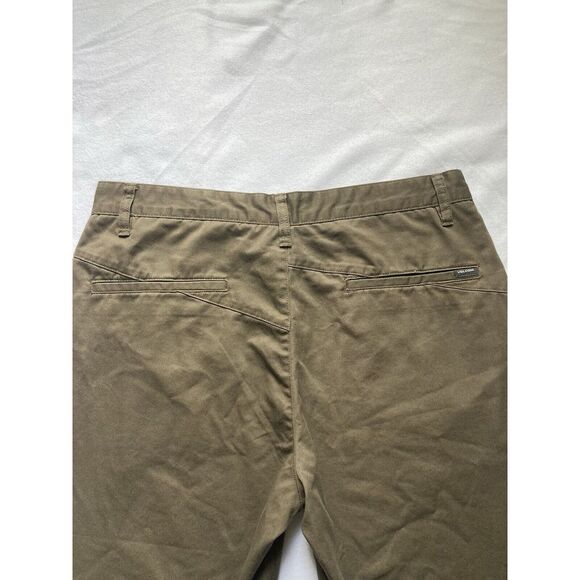 Volcom Brown Chino Flat Front Regular Fit Casual Short Mens 33 - Picture 11 of 11